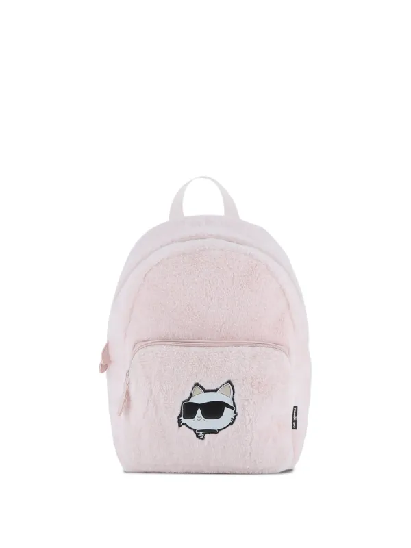 Karl Lagerfeld Pink Cat Backpack Large  Great For Travel Or Everyday MARKS Karl Lagerfeld Cat Large Bags & Handbags for Women for sale  main image 2