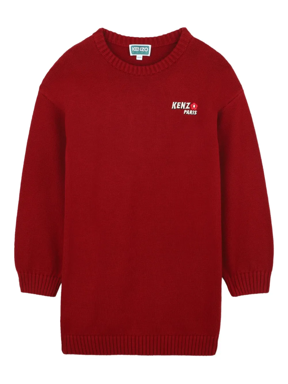 Kenzo Kids Gebreide jurk Rood