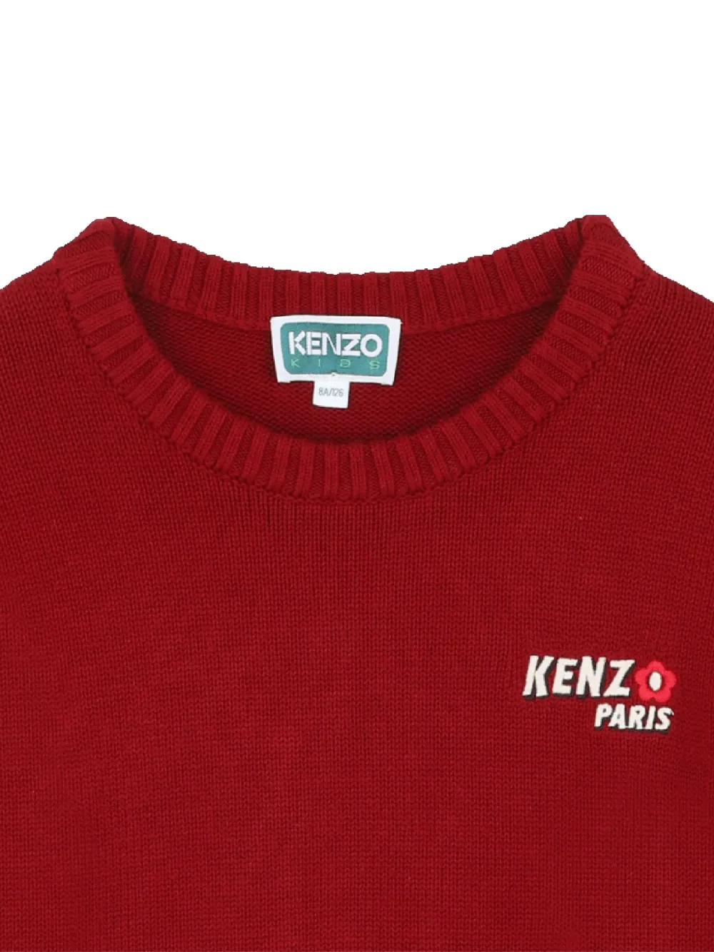 Kenzo Kids Gebreide jurk Rood
