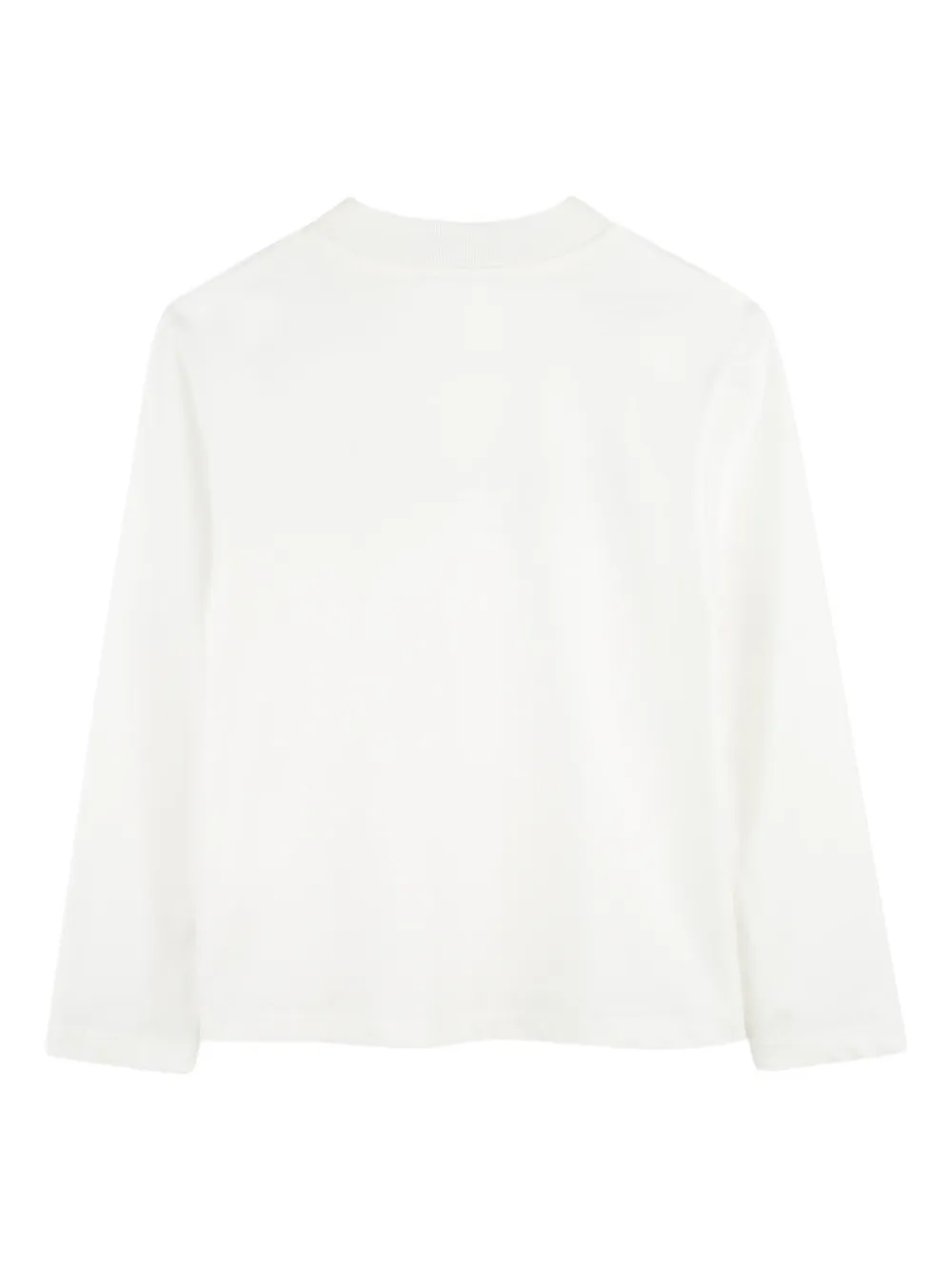 Lanvin Enfant توب بأكمام طويلة وطبعة شعار الماركة | تيشيرتات | Image 2