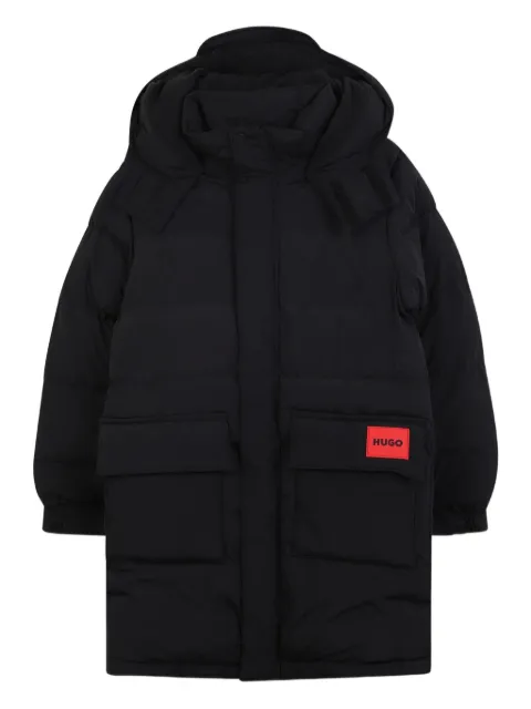 HUGO KIDS hooded puffer jacket