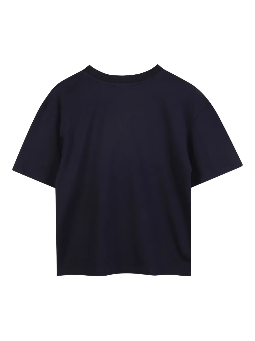 Marc Jacobs Kids T-shirt met geborduurde bloemen Blauw