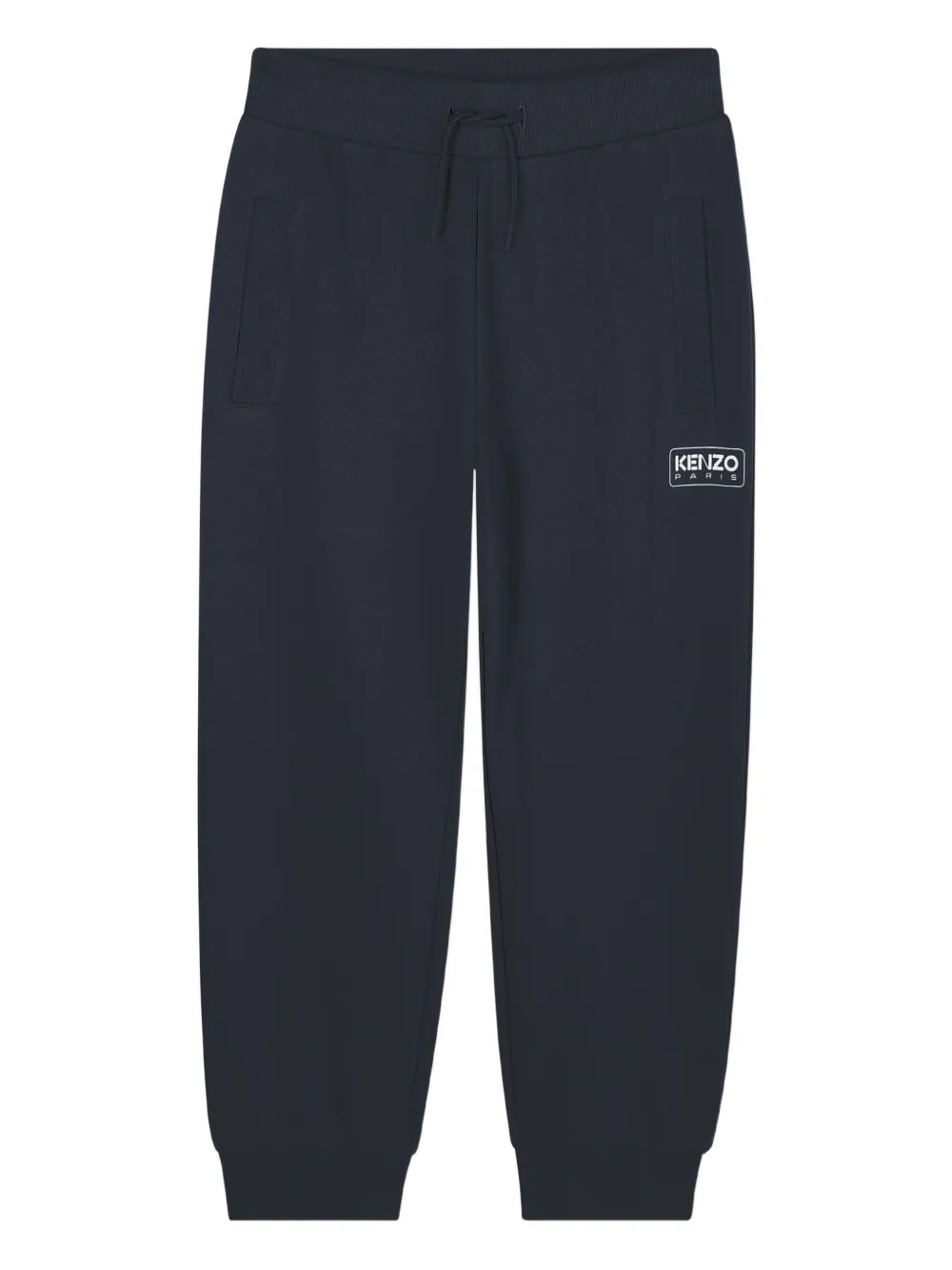 Kenzo Kids' Drawstring Track Pants In Blue