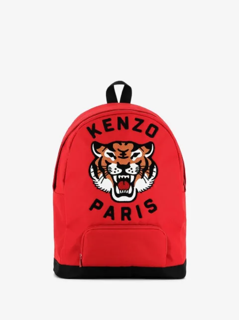 Kenzo Kids tiger-embroidered backpack