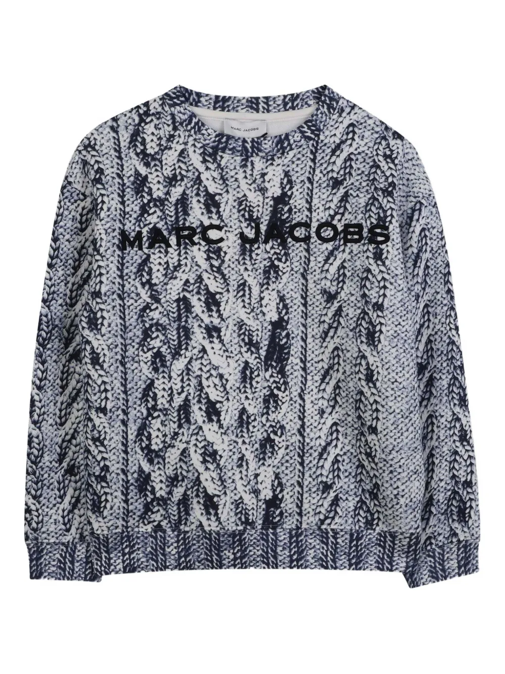 Marc Jacobs Kids ロゴ スウェットシャツ - ブルー Marc Jacobs Kids ロゴ スウェットシャツ - ブルー