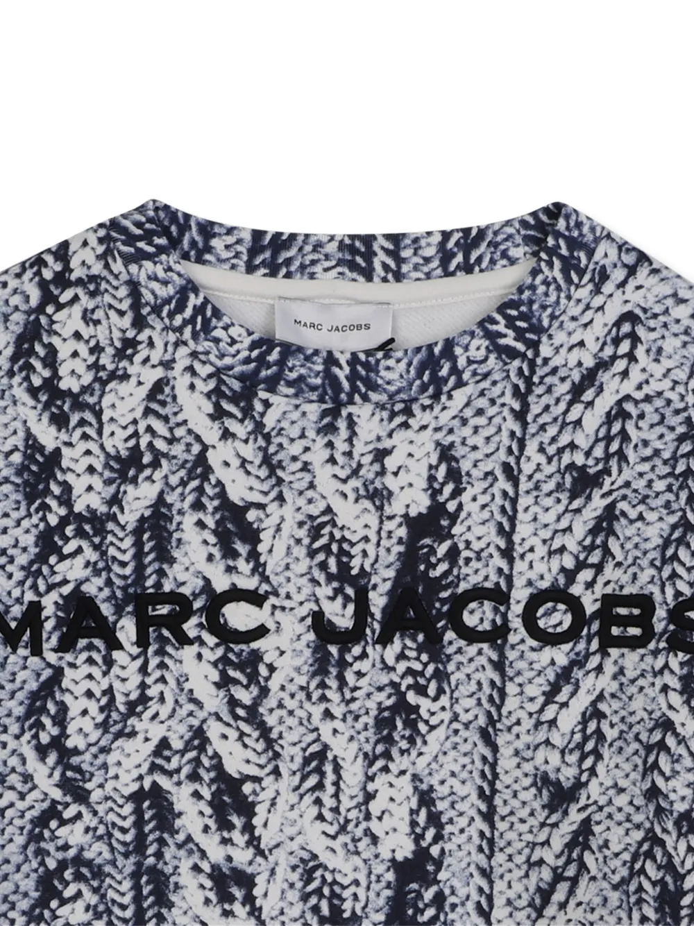 Marc Jacobs Kids Sweater met logoprint Blauw