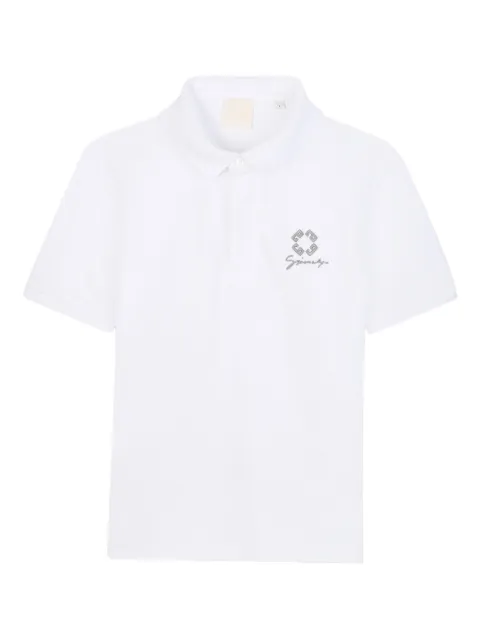 Givenchy Kids embroidered-logo polo shirt