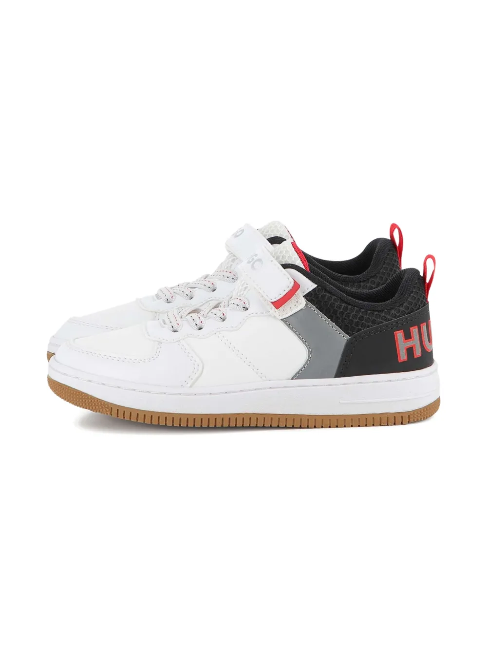 HUGO KIDS Sneakers met geborduurd logo Wit
