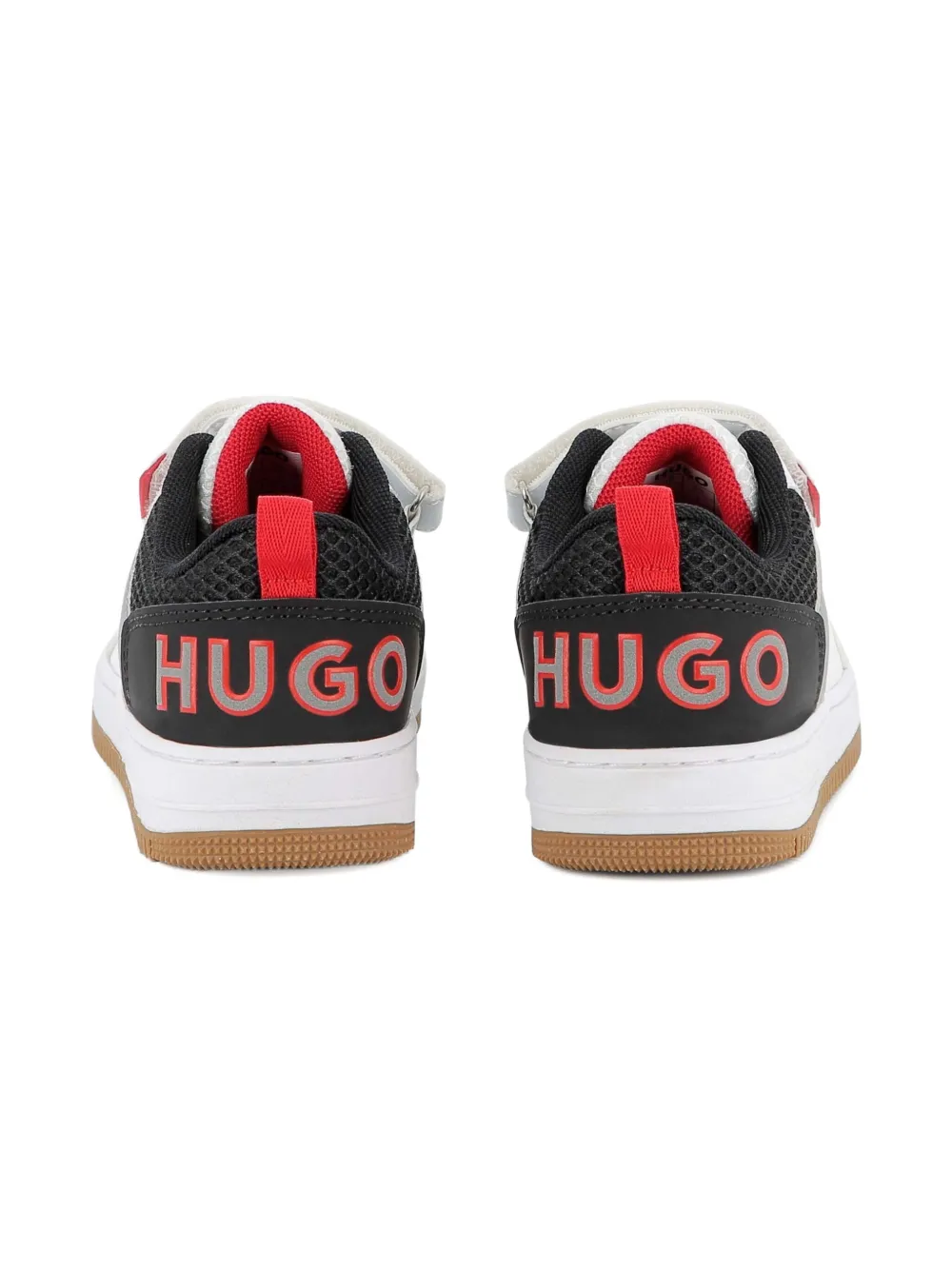 HUGO KIDS Sneakers met geborduurd logo Wit