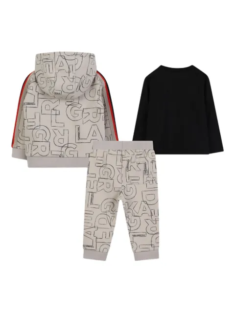 Karl Lagerfeld Kids logo-print tracksuit