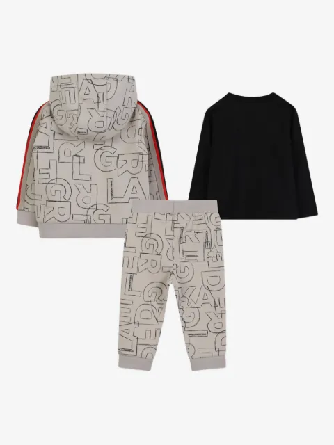 Karl Lagerfeld Kids logo-print tracksuit