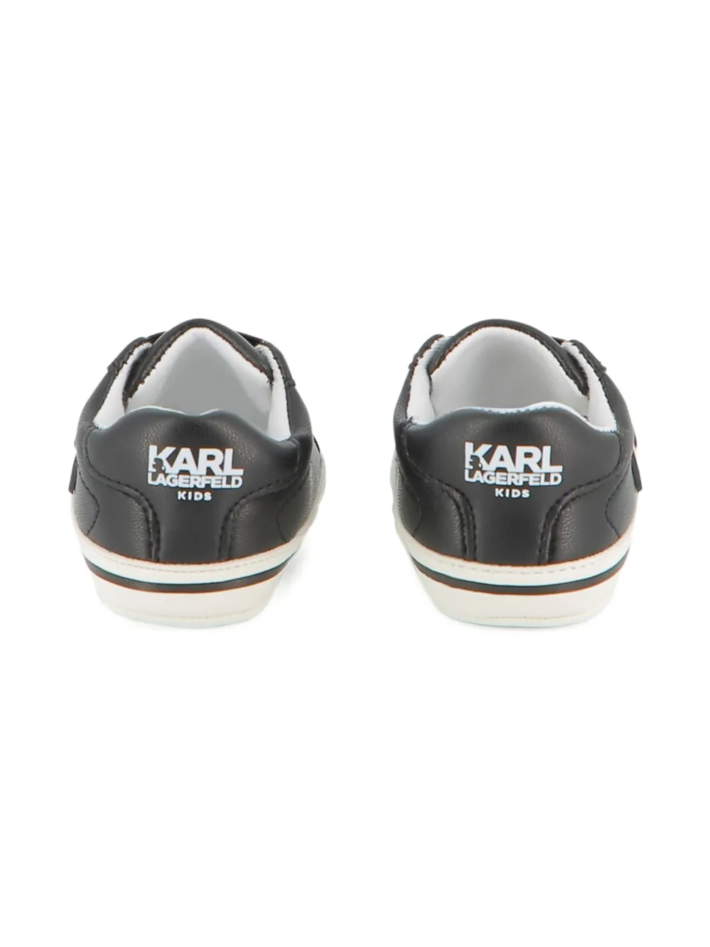 Karl Lagerfeld Kids Leren sneakers Zwart
