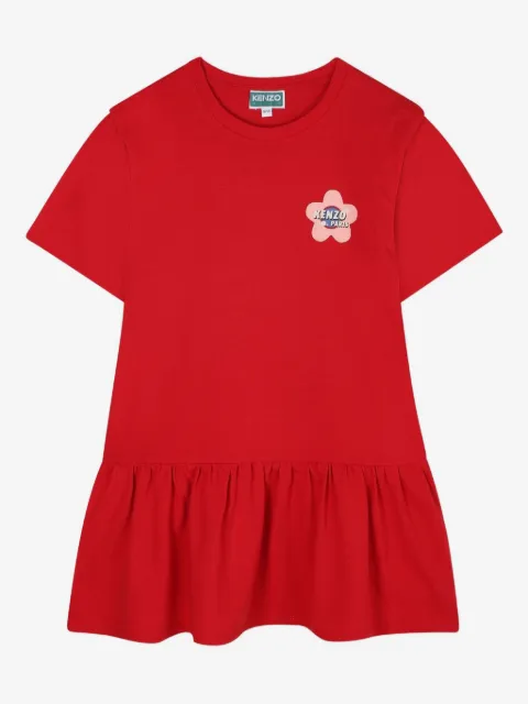 Kenzo Kids logo-print T-shirt dress