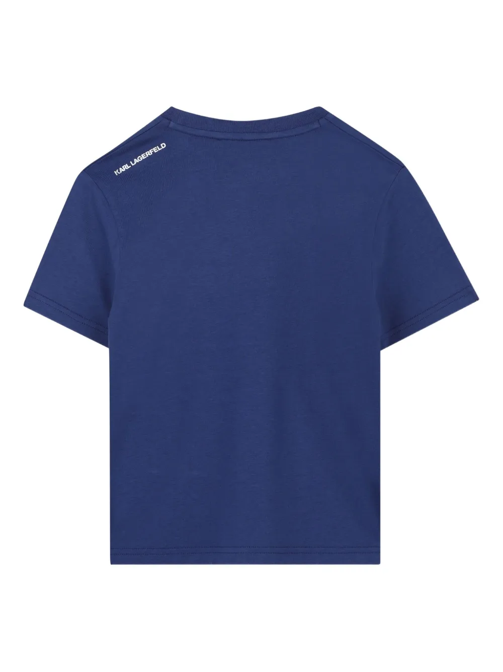 Karl Lagerfeld Kids T-shirt met logo Blauw