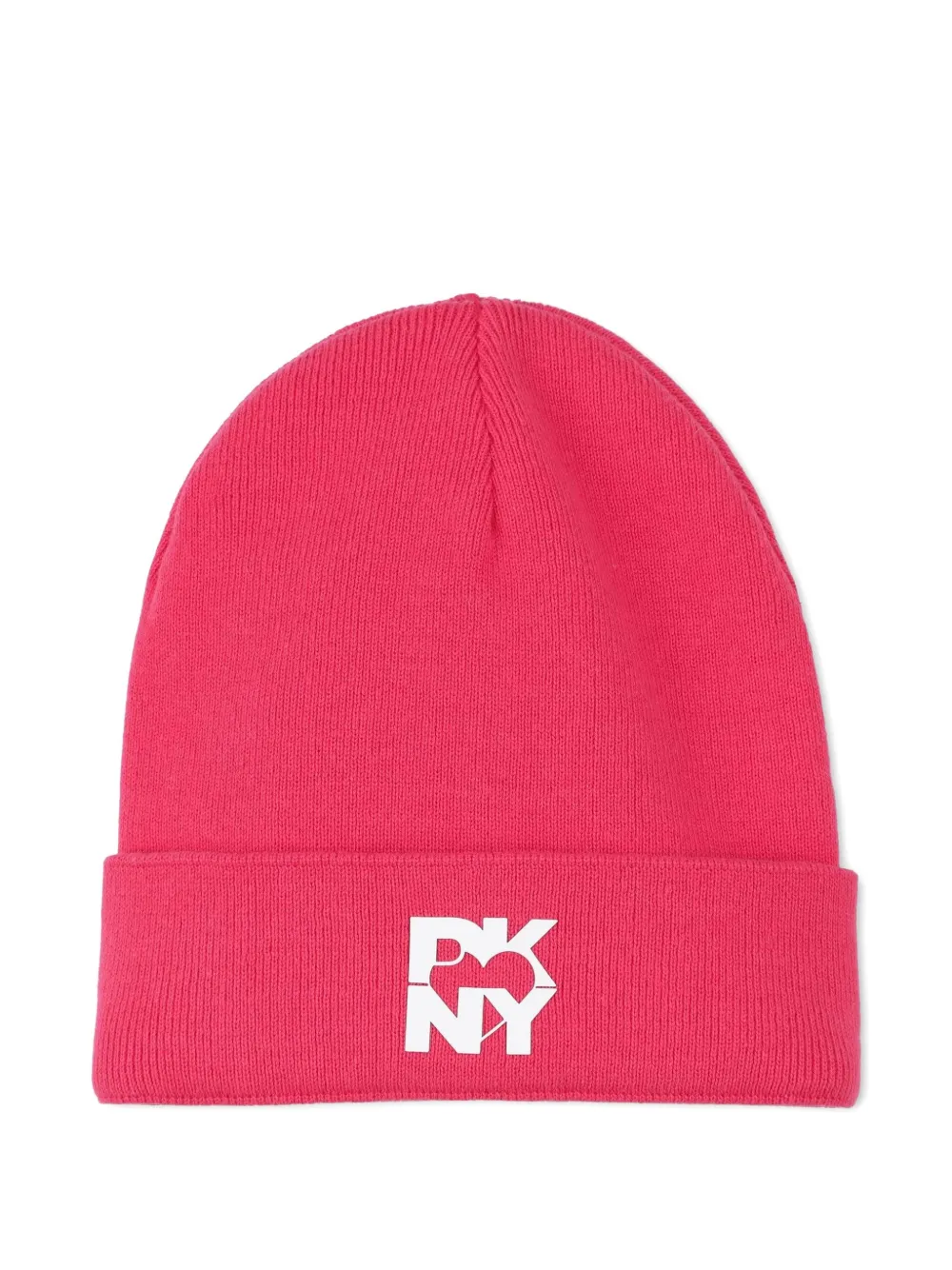 Dkny Kids ロゴアップリケ ビーニー - ピンク Dkny Kids ロゴアップリケ ビーニー - ピンク