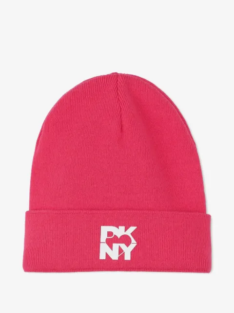 Dkny Kids gorro con aplique del logo