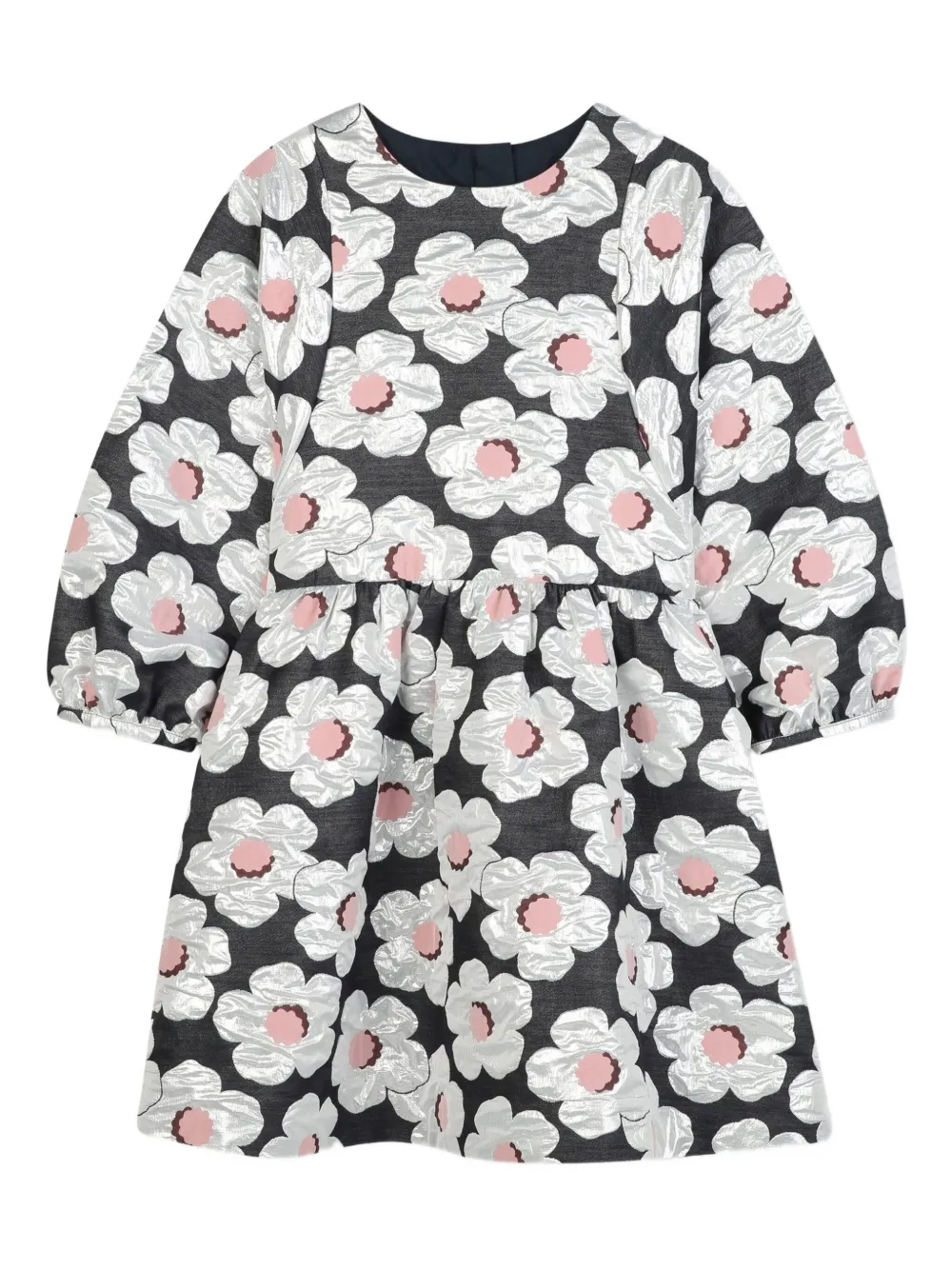 Kenzo Kids Jurk met bloe print Blauw