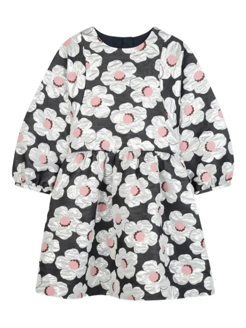Kenzo Kids floral-print long-sleeve dress