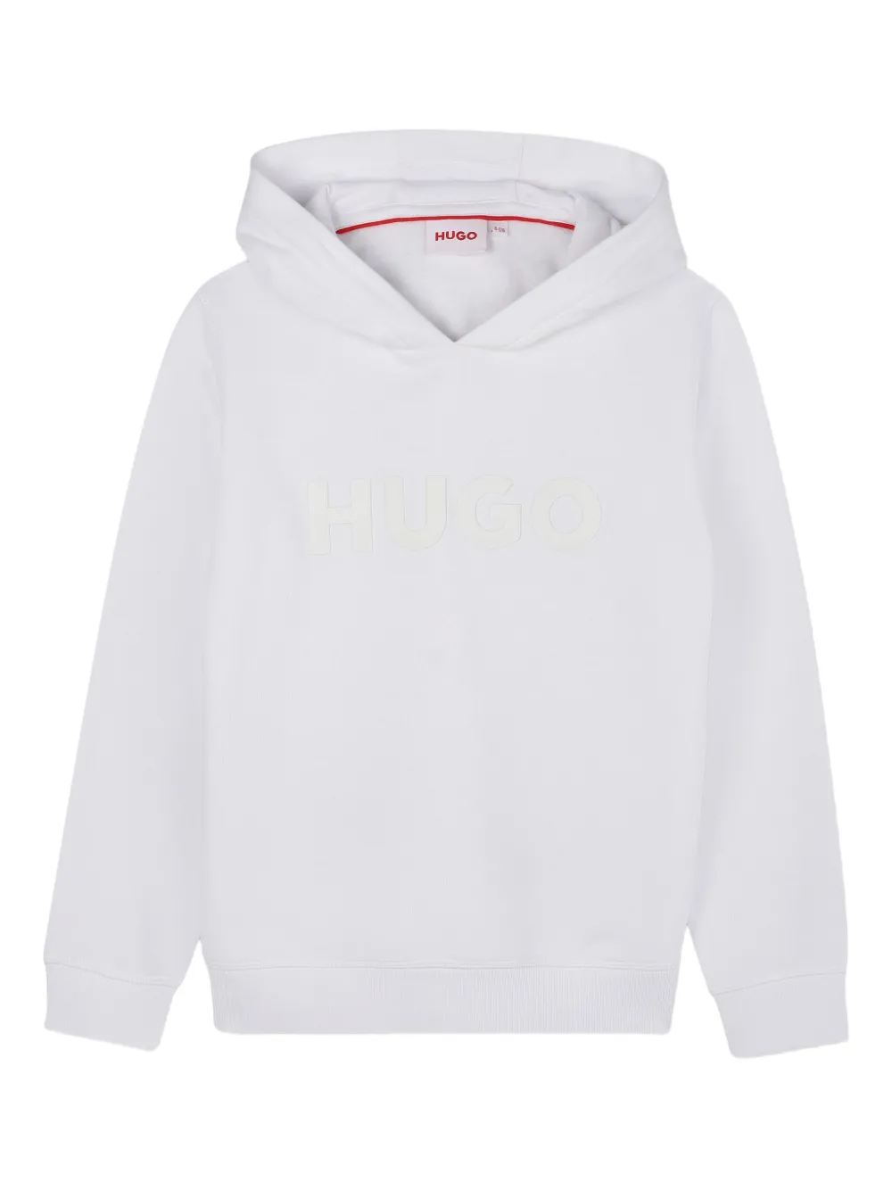 HUGO KIDS Hoodie met logoprint Wit