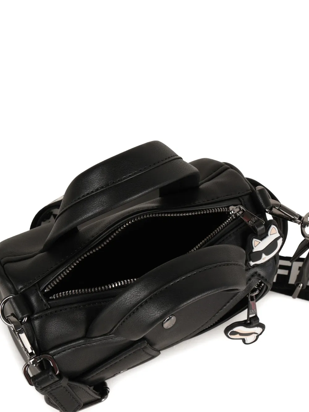 Karl Lagerfeld Kids Leren tas Zwart