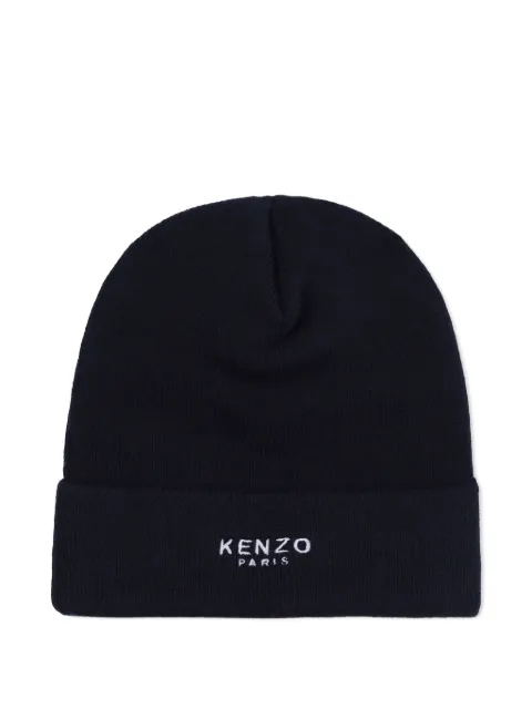 Kenzo Kids logo-embroidered beanie