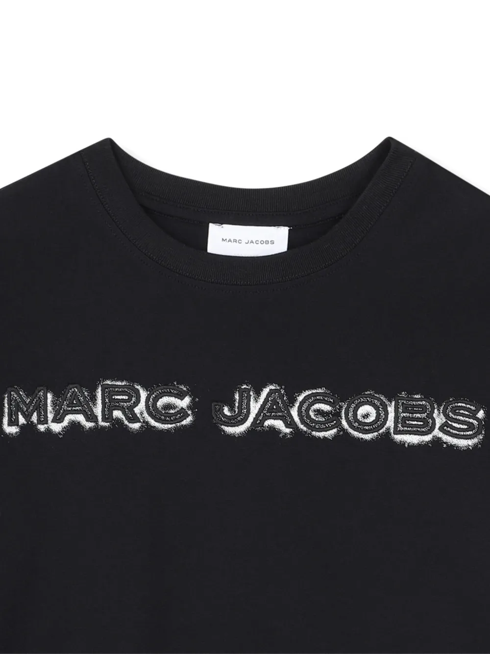 Marc Jacobs Kids T-shirt met geborduurd logo Zwart