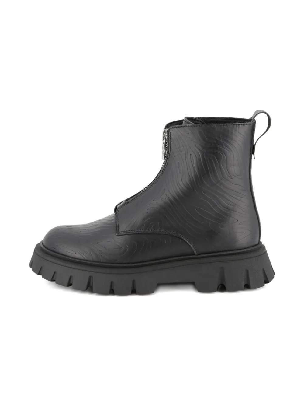 Marc Jacobs Kids zebra-pattern ankle boots Black
