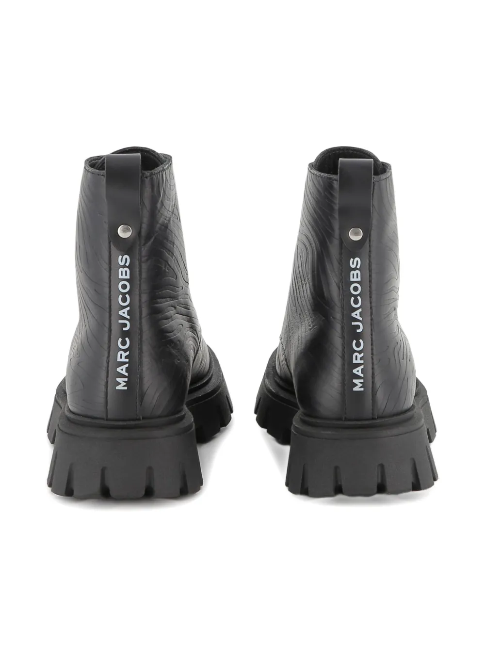 Marc Jacobs Kids zebra-pattern ankle boots Black