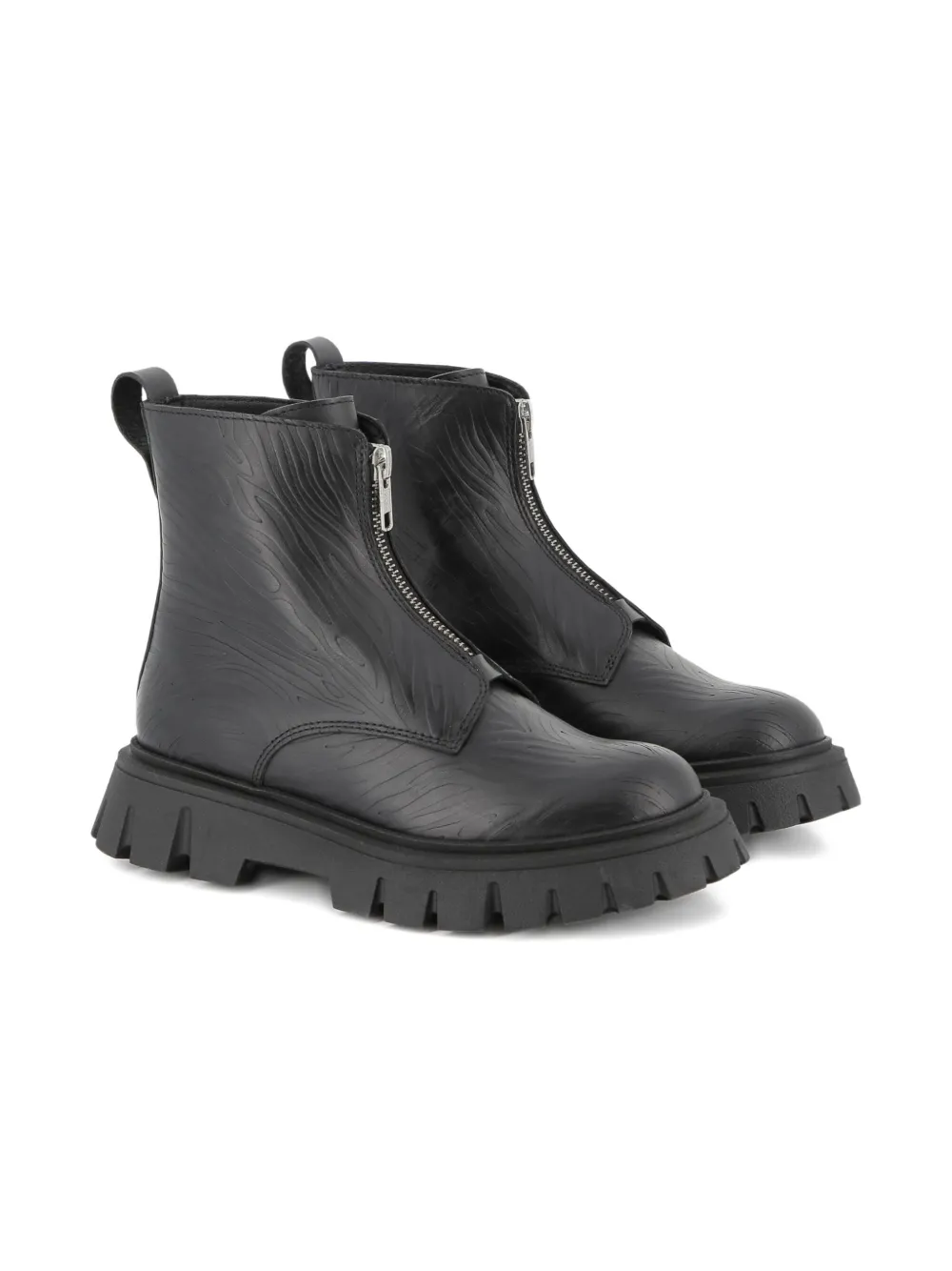 Marc Jacobs Kids zebra-pattern ankle boots Black