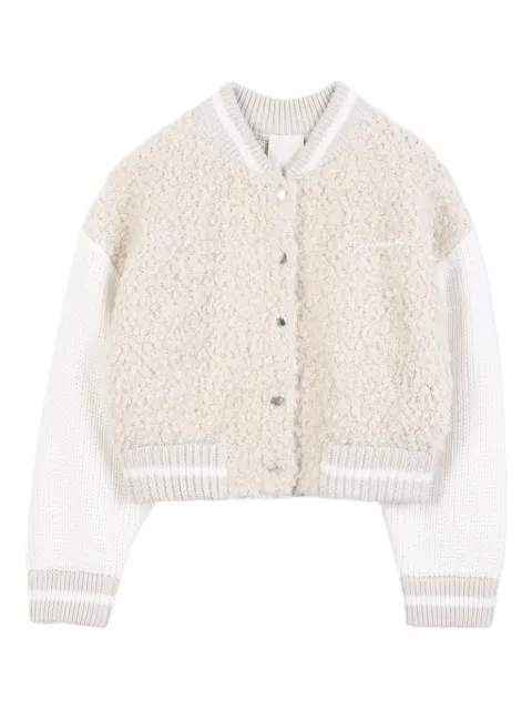 Givenchy Kids كارديغان بشيرلنغ صناعي
