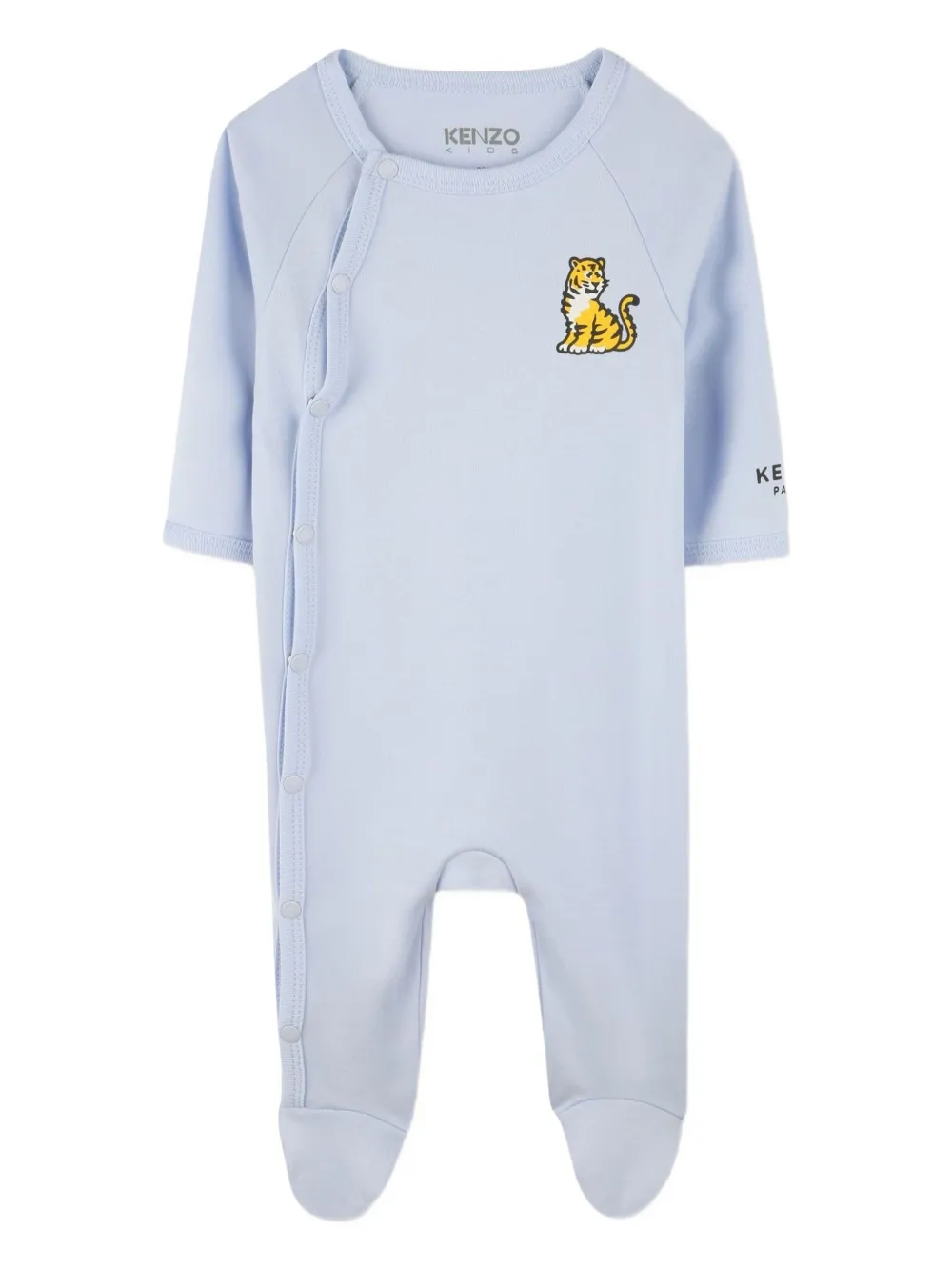 Kenzo Kids Pyjama met Tiger-print en lange mouwen Blauw