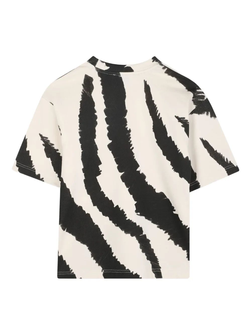 Marc Jacobs Kids T-shirt met zebraprint en zakdetail Beige