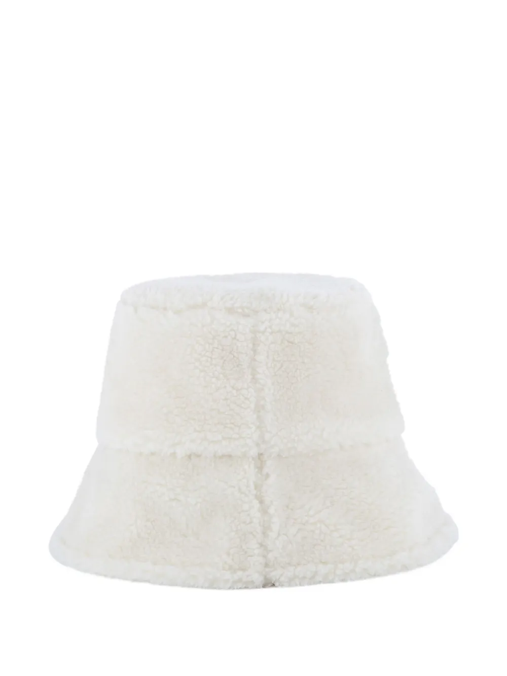 Marc Jacobs X Mickey Mouse Faux-shearling Bucket Hat In White