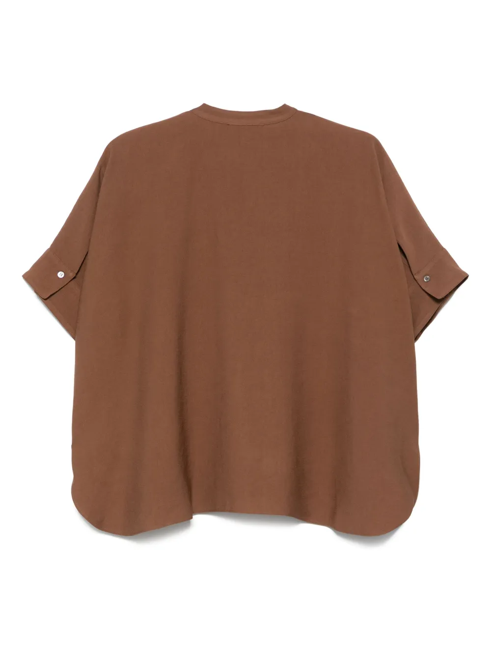 Cenere GB cropped blouse - Bruin