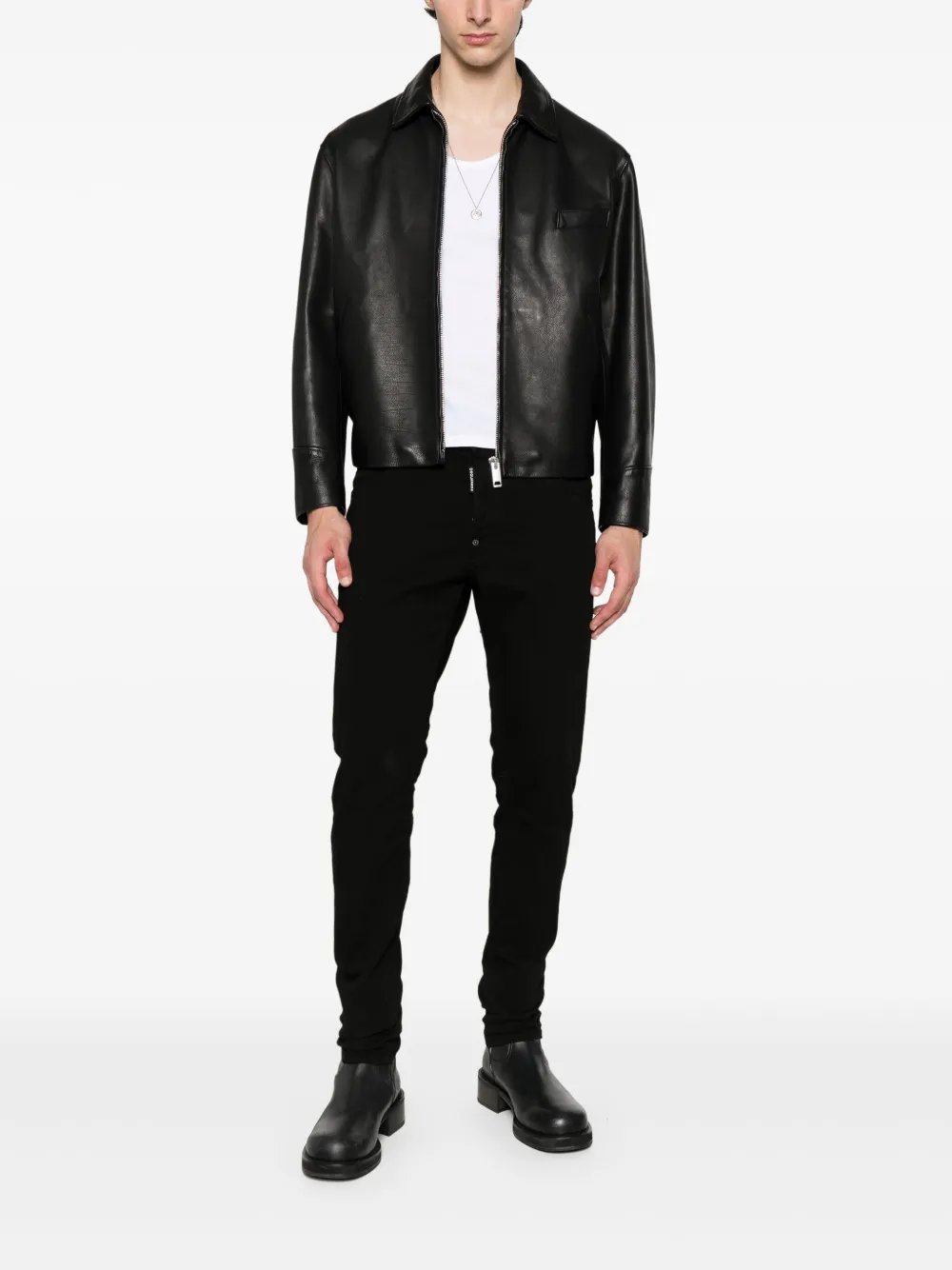 Second/Layer leather bomber jacket | Bomber Jackets | Image 2