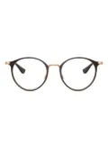 RAY-BAN JUNIOR round-frame glasses - Black