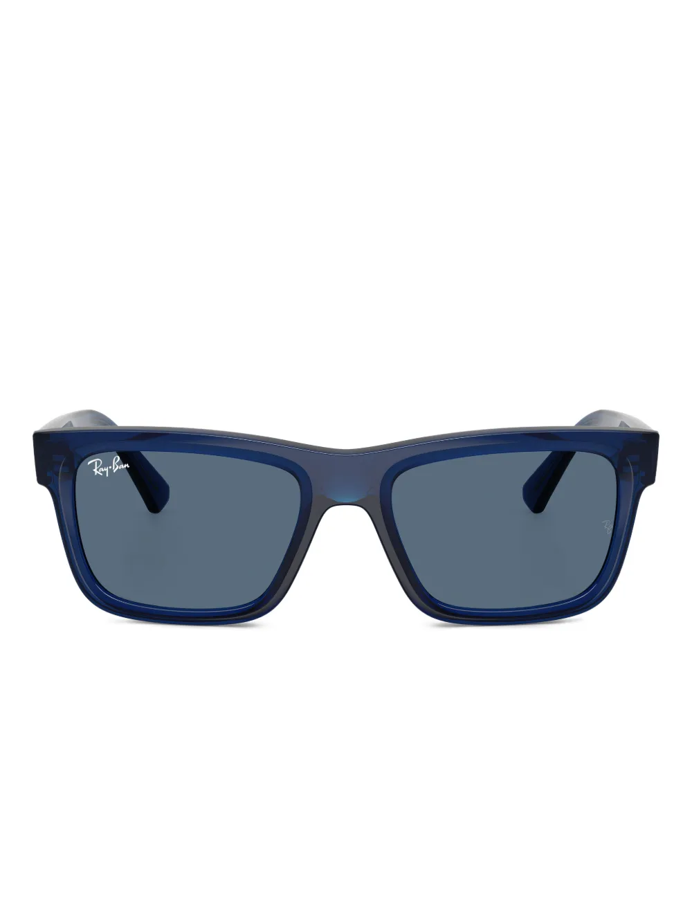 RAY-BAN JUNIOR logo-lettering sunglasses - ブルー RAY-BAN JUNIOR logo-lettering sunglasses - ブルー