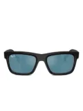 RAY-BAN JUNIOR logo-lettering sunglasses - Black