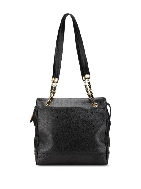 CHANEL Pre-Owned 1994-1996 Triple CC Caviar tote bag