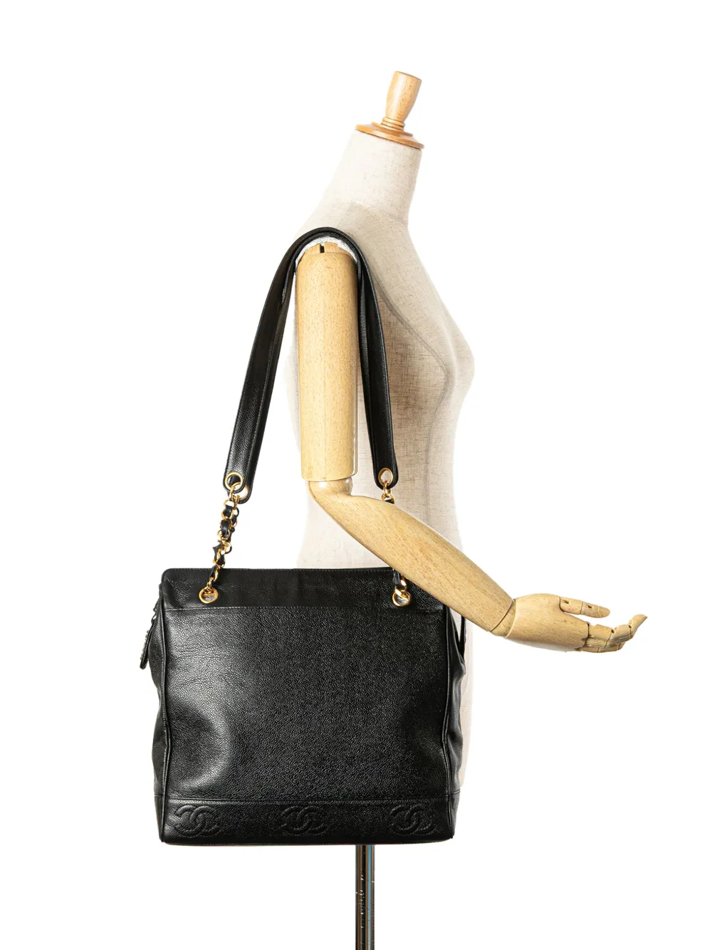CHANEL Pre-Owned شنطة عملية 'تريبل CC كافيار' 1991-1994 | كلاسيكيات | Image 2