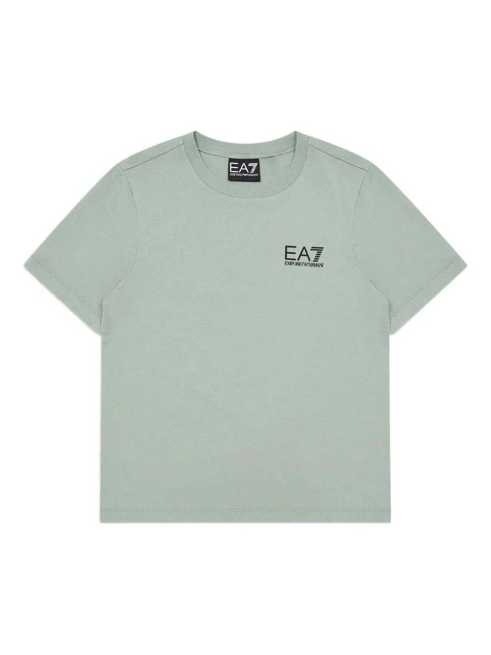 Emporio Ar i Kids T-shirt met logoprint Groen