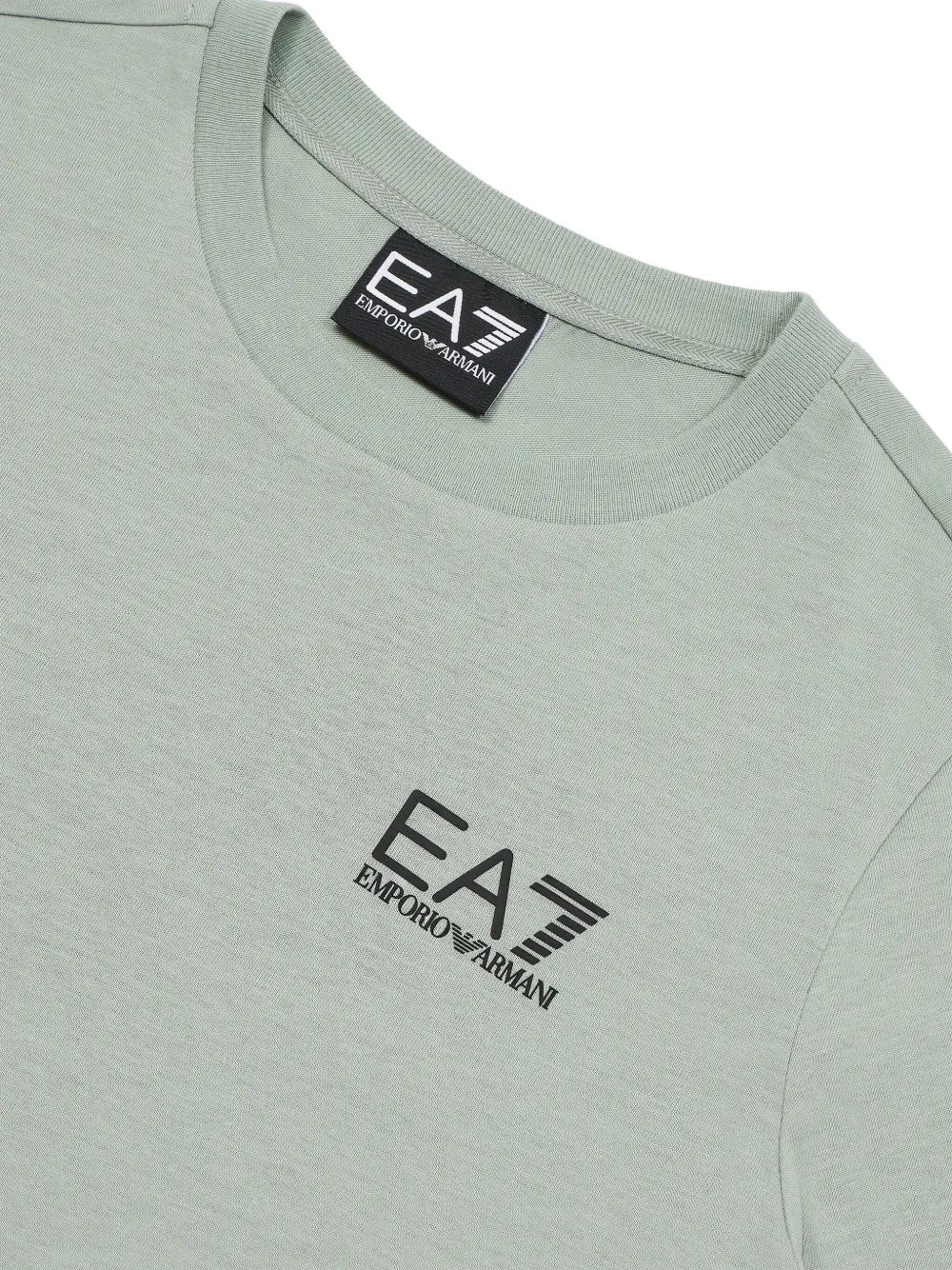 Emporio Armani Kids T-shirt met logoprint Groen
