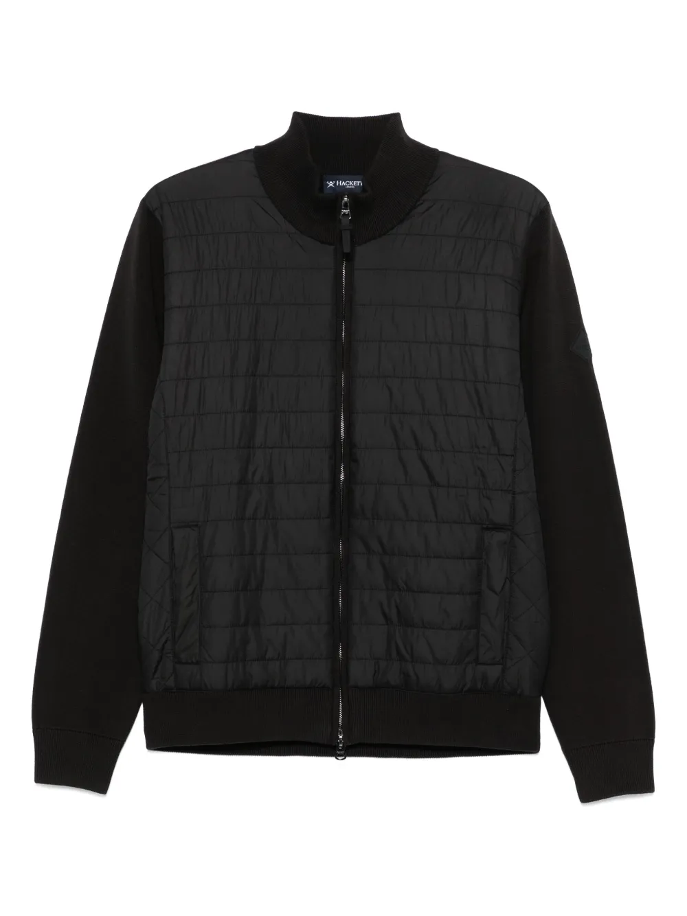 Hackett Gestrickte Steppjacke | Schwarz | Image 1