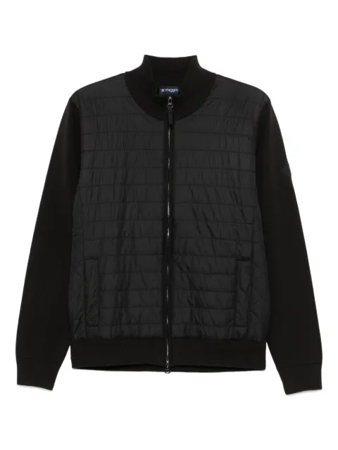 Hackett quilted knit jacket