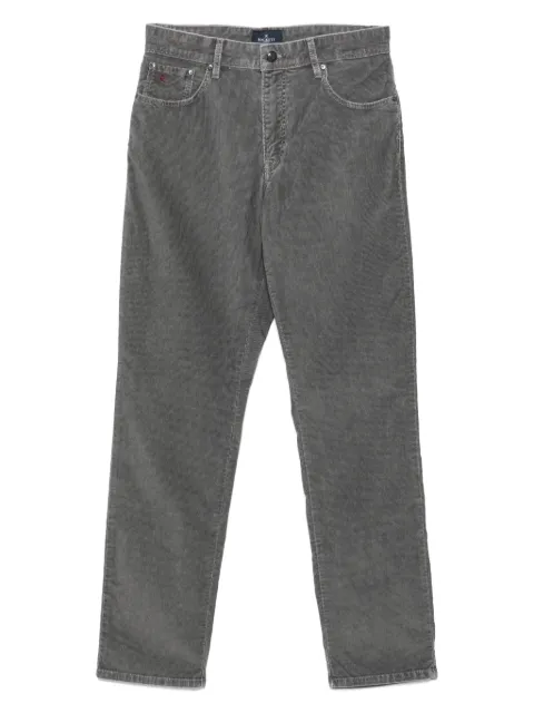 Hackett logo-embroidered trousers