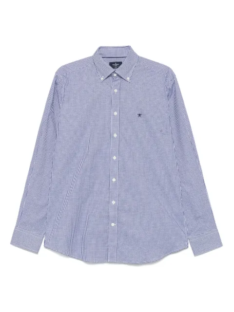 Hackett logo-embroidered shirt