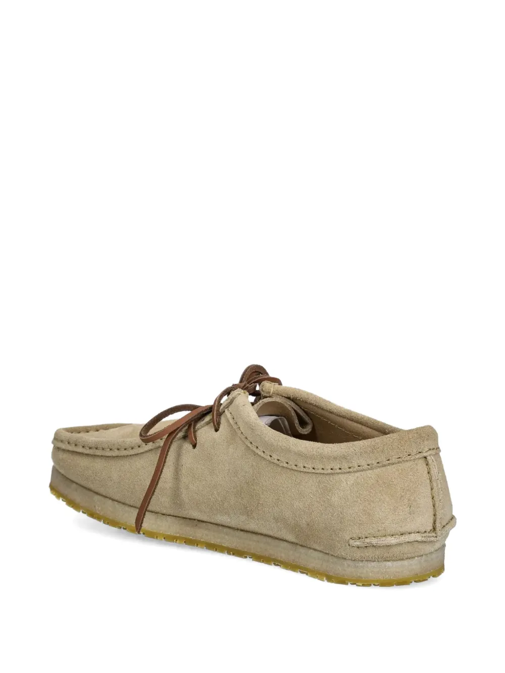 Clarks Originals Suède mocassin met veters Bruin