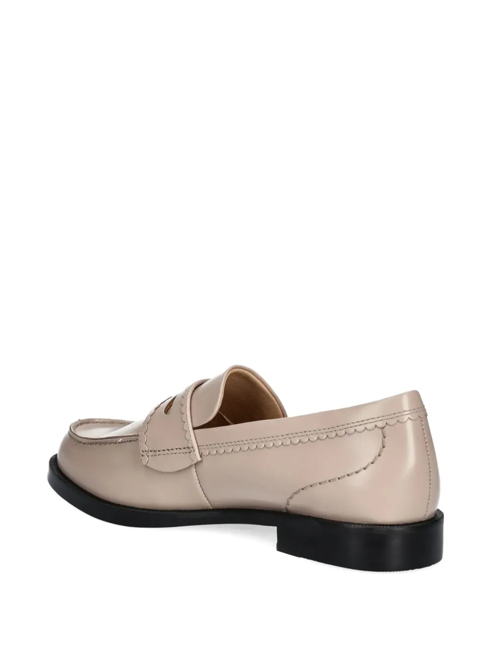Clarks Originals stitched detail loafers Beige