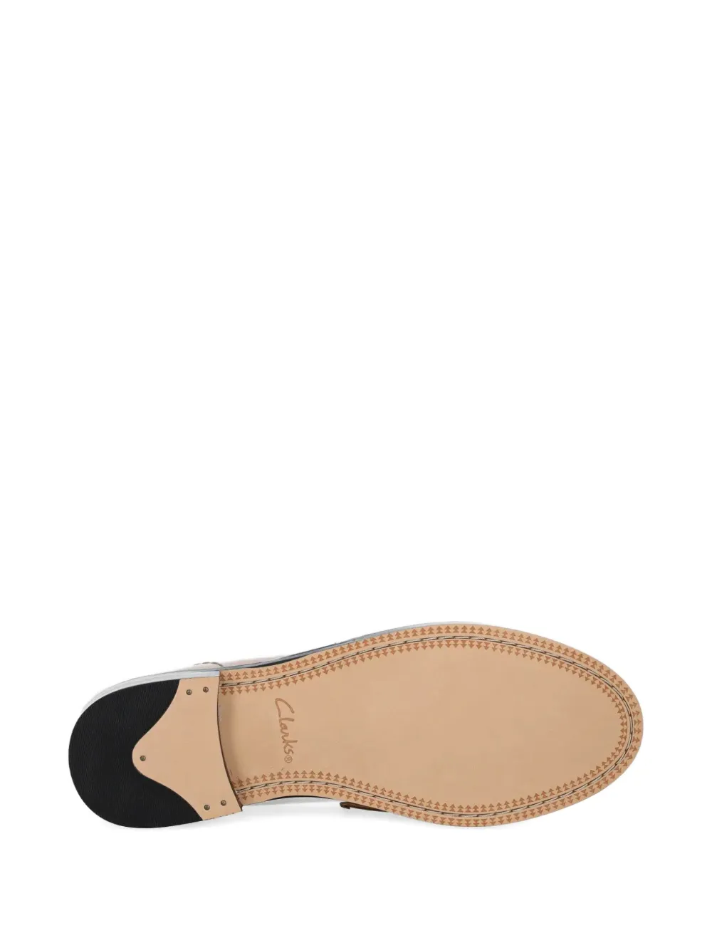 Clarks Originals stitched detail loafers Beige