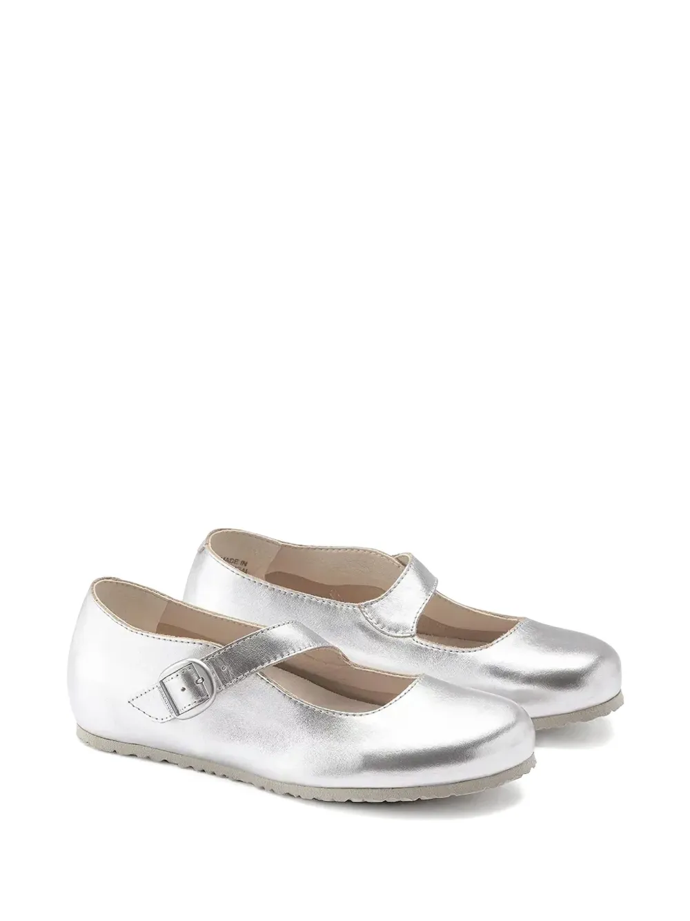 Birkenstock Tracy metallic ballet flats Silver